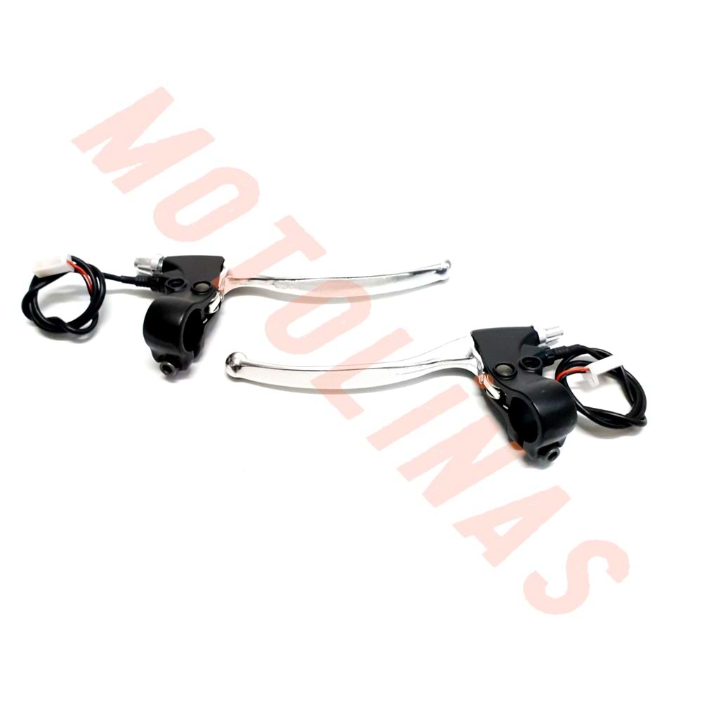 ALÜMİNYUM FREN KOLU SETİ [STMAX - EKOBİS - MUHTELİF] E-BIKE
