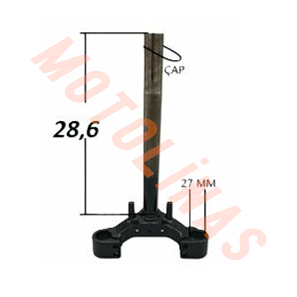 GRETA ALT ROT 28,6 CM BOY 27MM MIL KALINLIGI MODEL:1