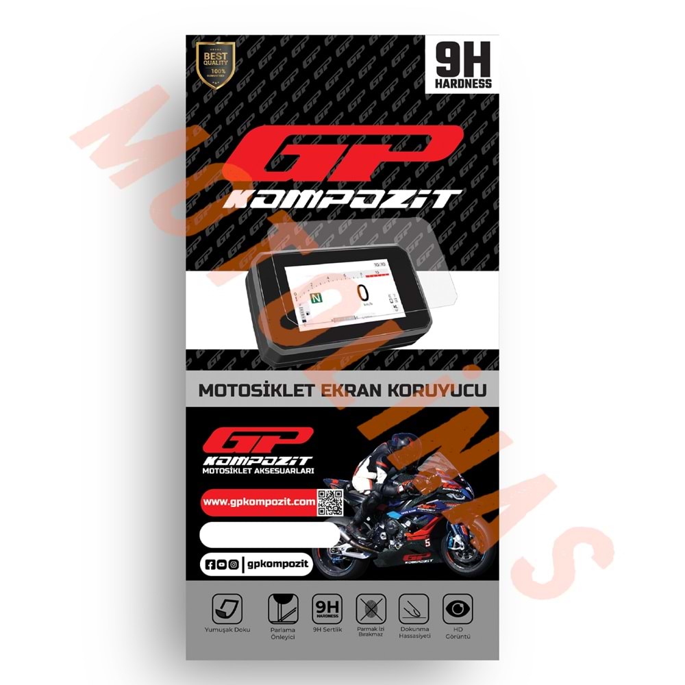 KİLOMETRE KORUYUCU CAM FİLM ŞEFFAF GP KOMPOZİT - HONDA FORZA 250 2025-2026