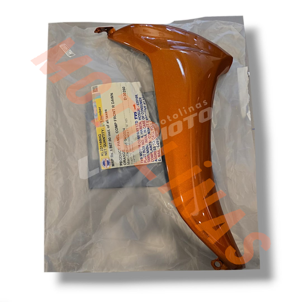 ÖN PANEL SAĞ DIŞ DİZLİK [TURUNCU] ORJİNAL [KL221199HG] - TVS JUPİTER125