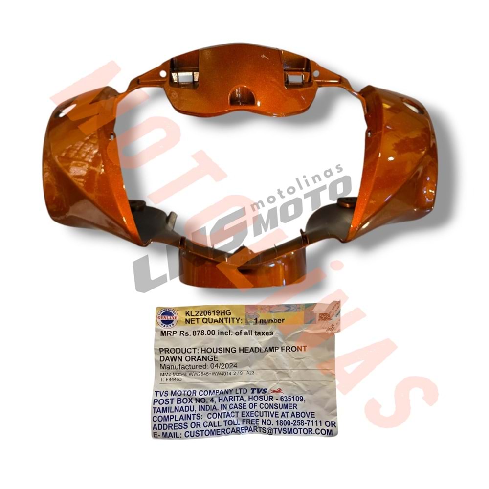 FAR MUHAFAZASI [TURUNCU] ORJİNAL [KL220619HG] - TVS JUPİTER125