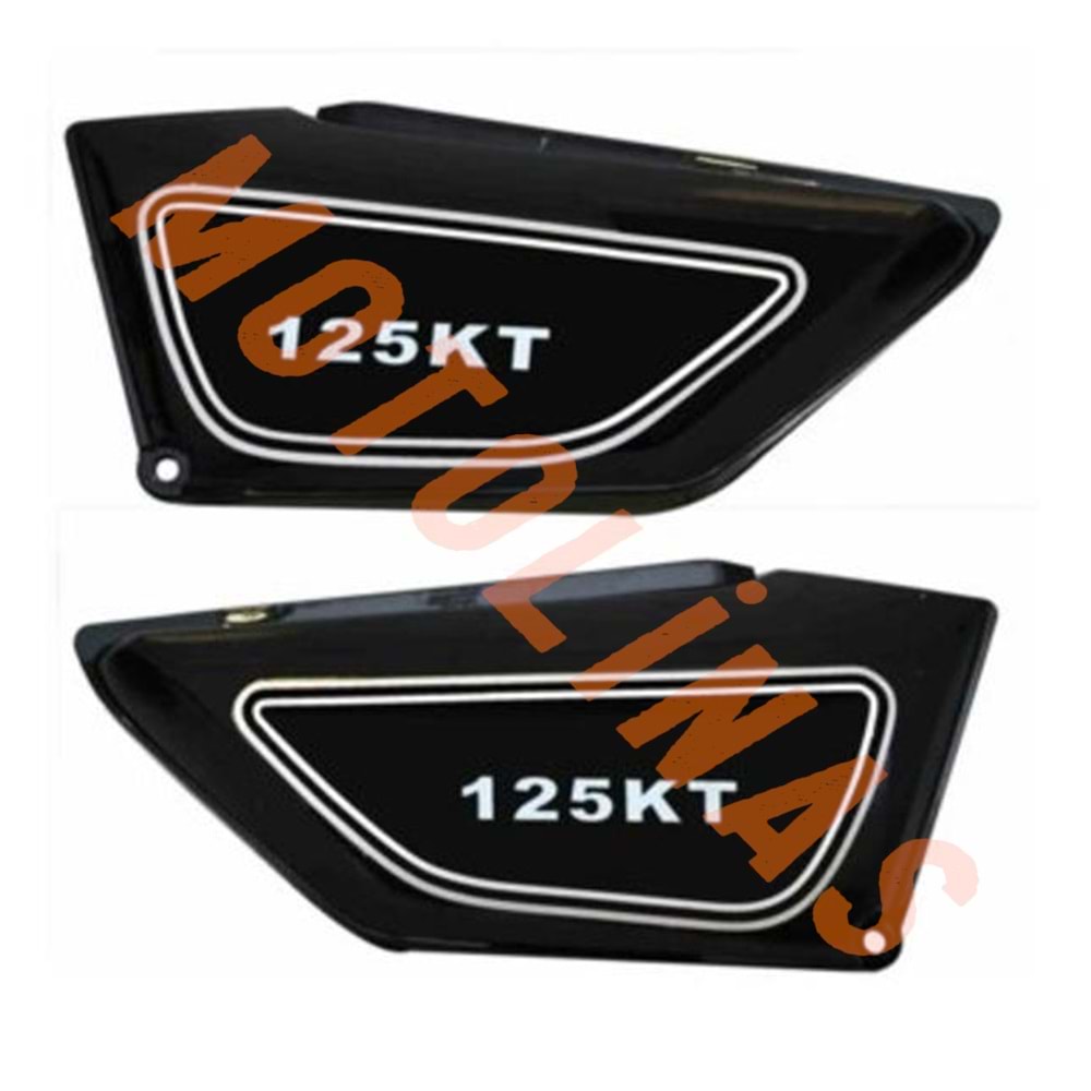 YAN KAPAK TAKIMI SİYAH - KT125