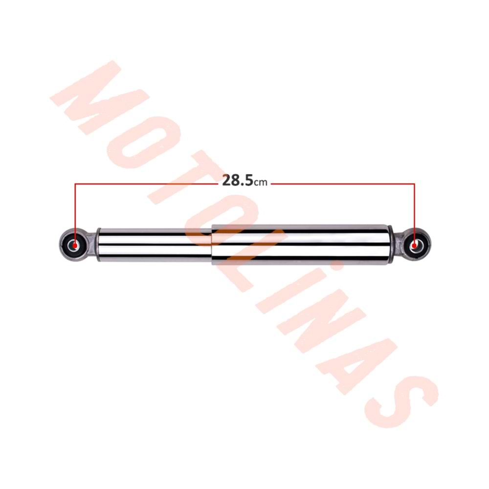 AMORTİSÖR ARKA TAKIM NİKEL ( 28,50 CM ) - MOBYLETTE