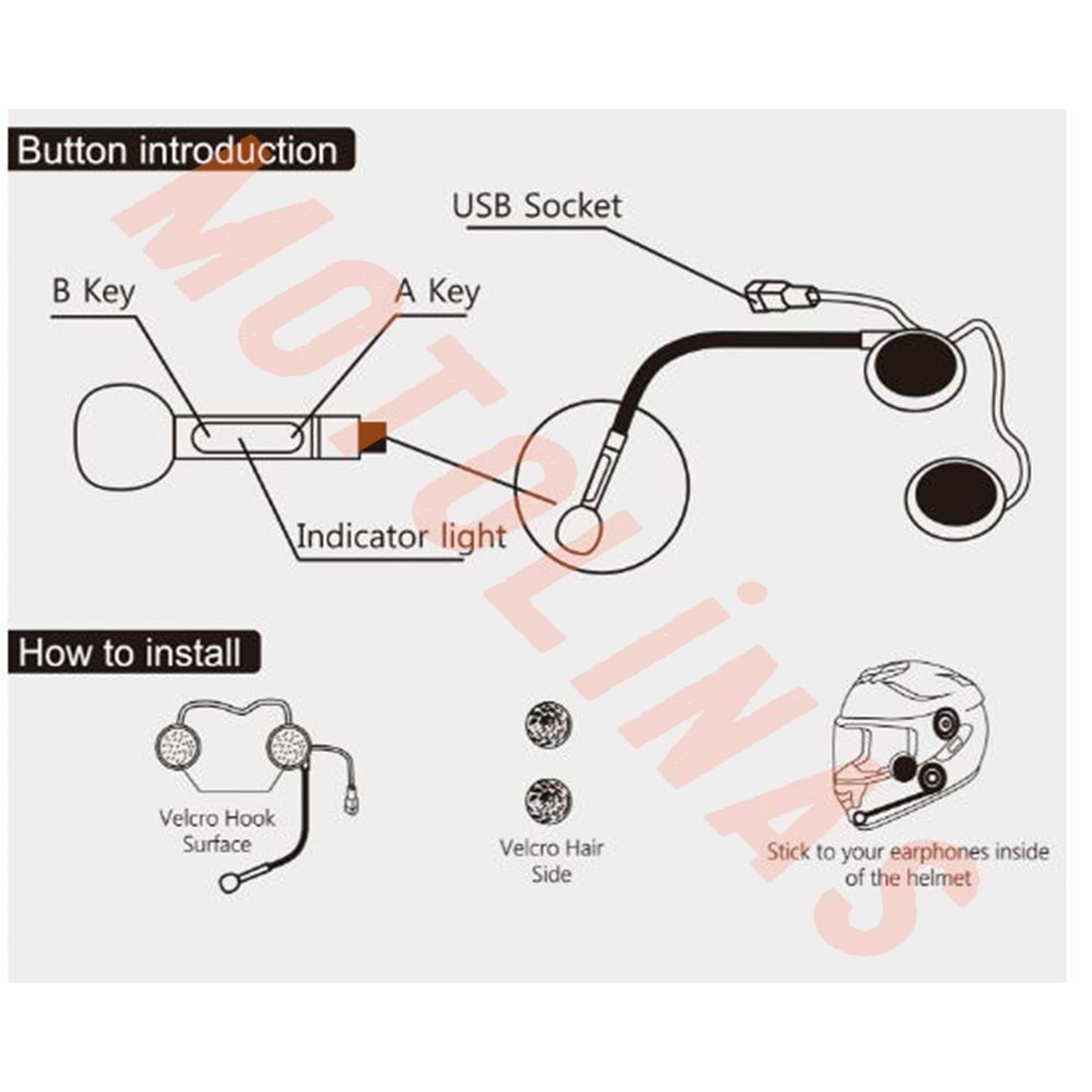 KASK KULAKLIK Bt 5.0 KAPLOSUZ MODEL : M5