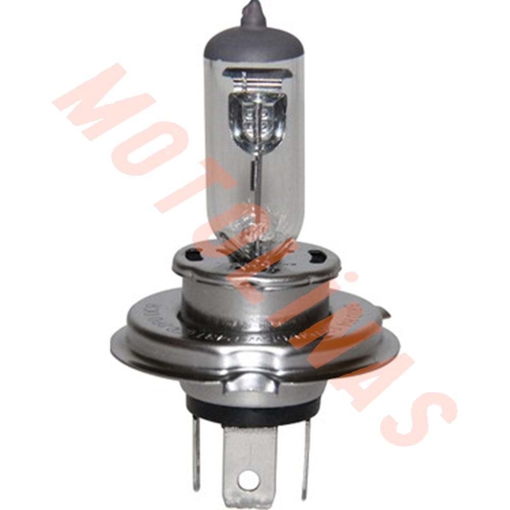 AMPUL [H4 - 3 FİŞLİ] 12V 60/55W [SARI IŞIK] - MTS