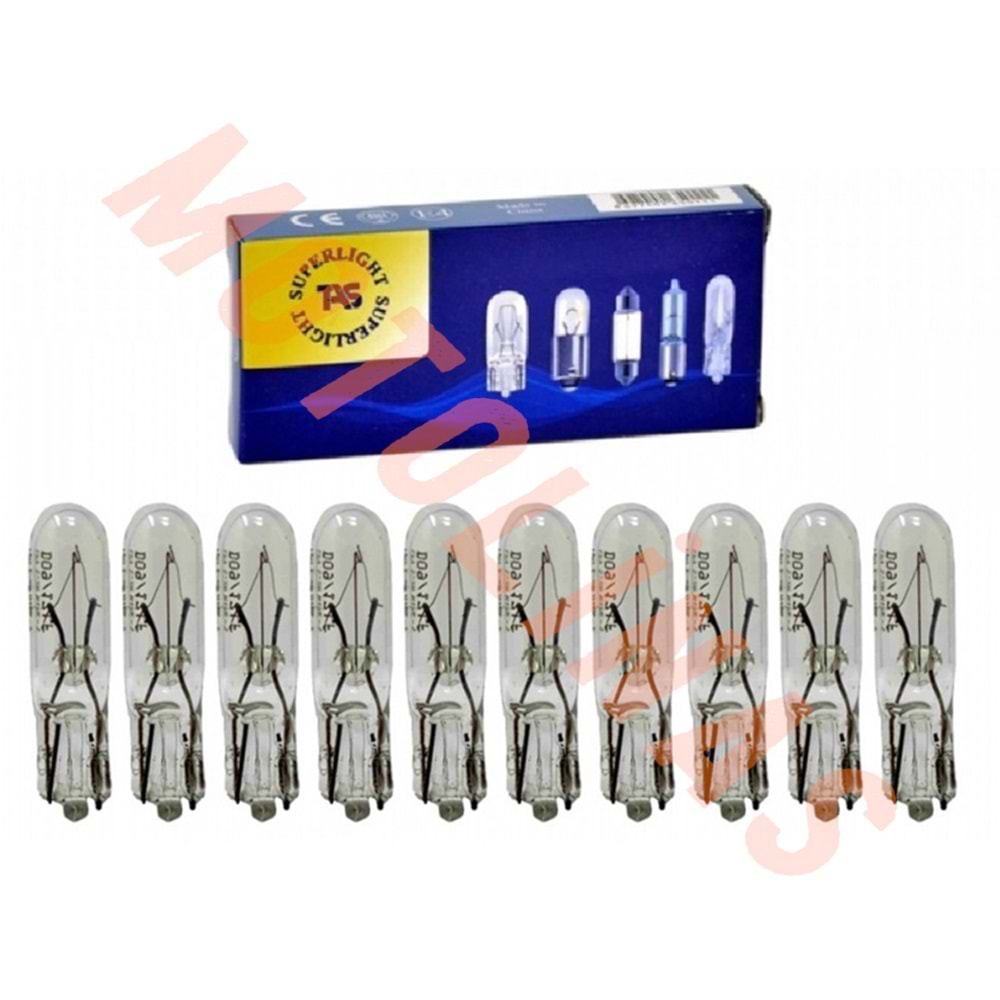 T5 1.2W MİNİ GÖSTERGE AMPULÜ 12V - MUHTELİF