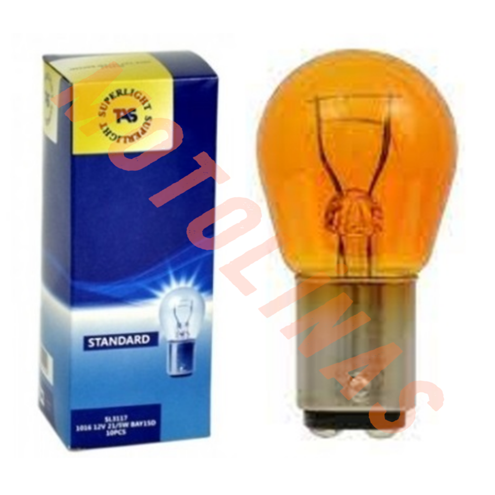 AMPUL [ÇİFT DUY] TURUNCU 21/5W 12V - STOP AMPULU