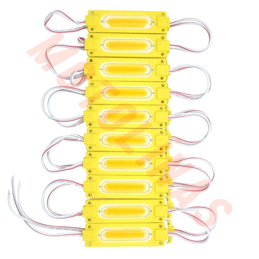 PARMAK LAMBA MODÜL LED SARI [COB LED] 10 LU PAKET FİYAT