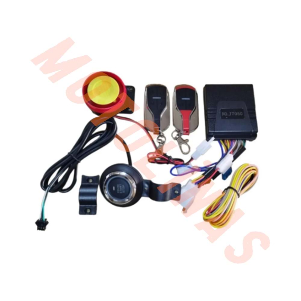 MOTOSİKLET ALARM START STOP BUTONLU YÜKSEK HASSASİYET