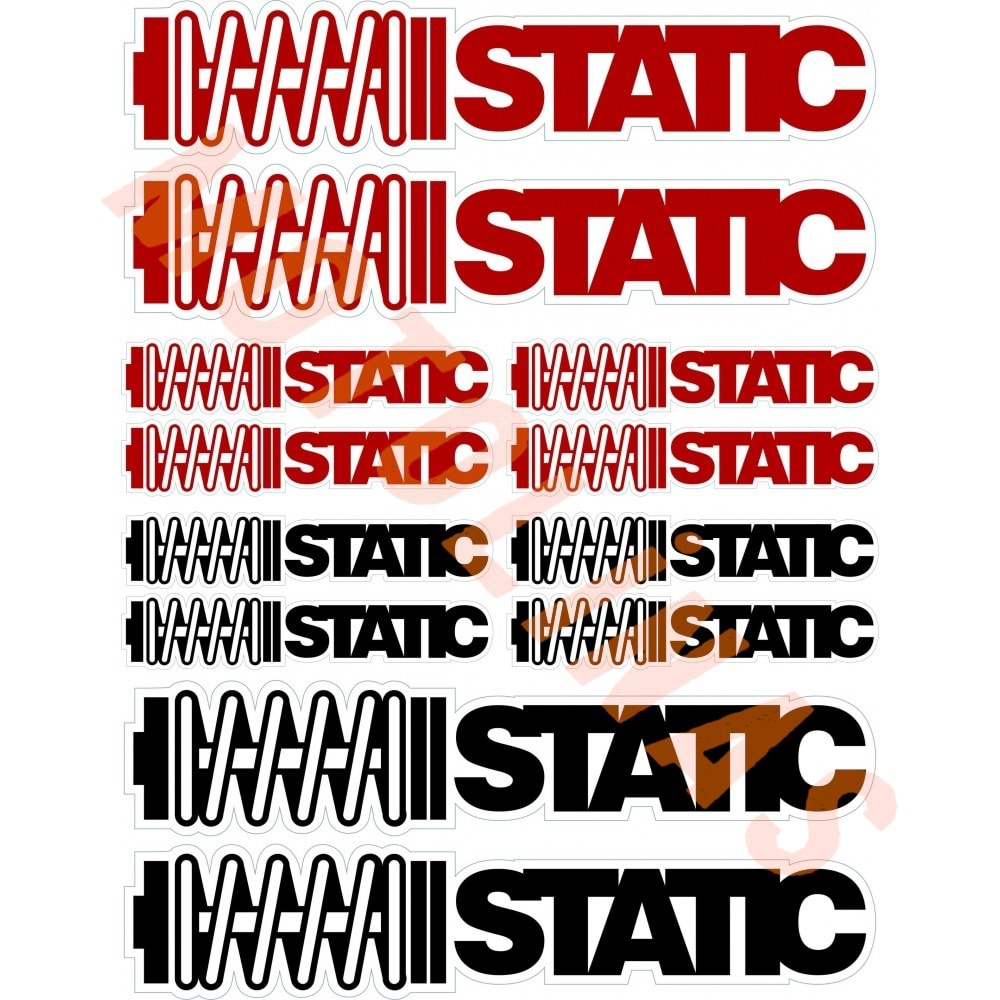 STİCKER SETİ [A4] STATİC SET - UNİVERSAL