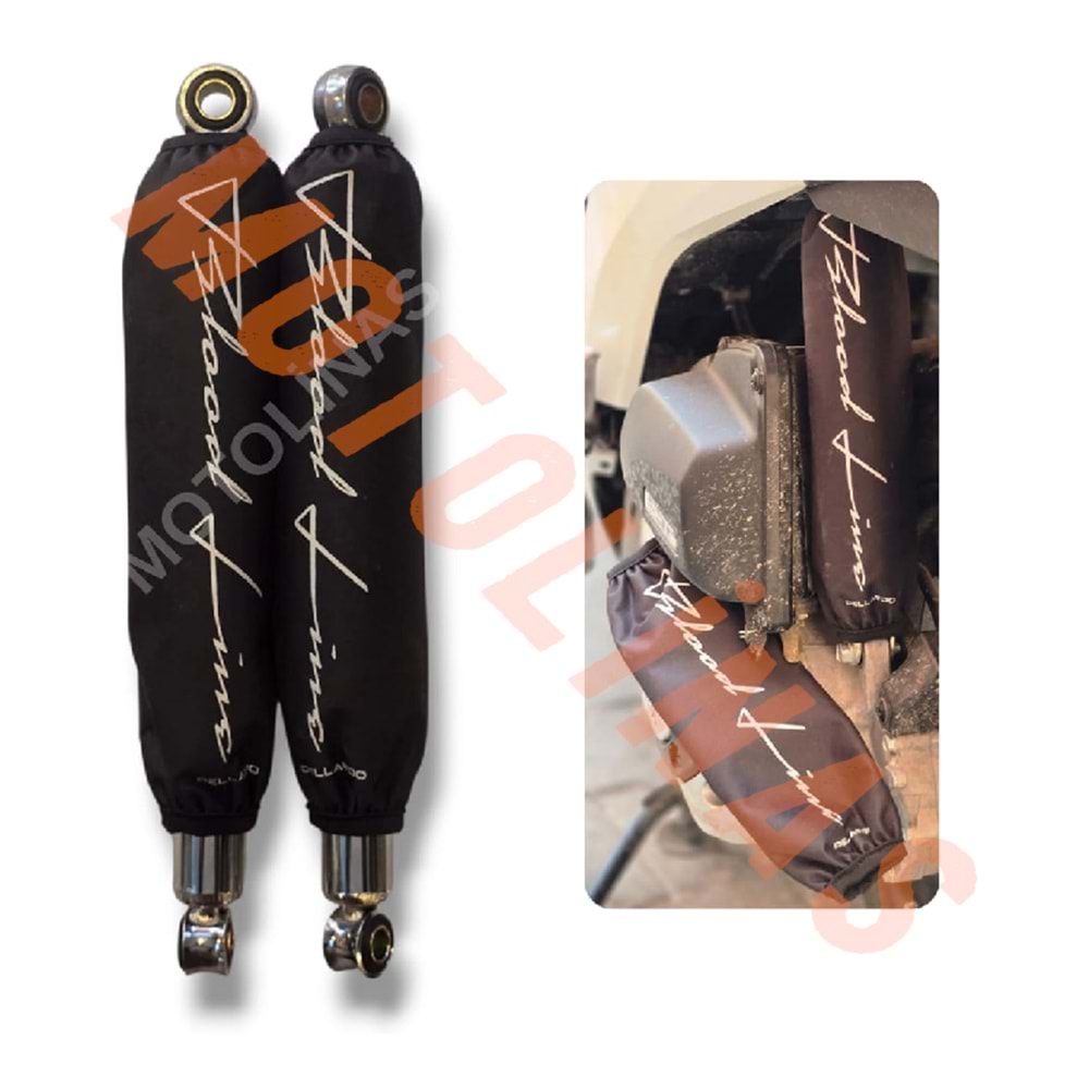 ARKA AMORTİSÖR ÇORABI KILIFI 2 ADET 29cm [REFLEKTÖRSÜZ/YAZILI] - UNİVERSAL