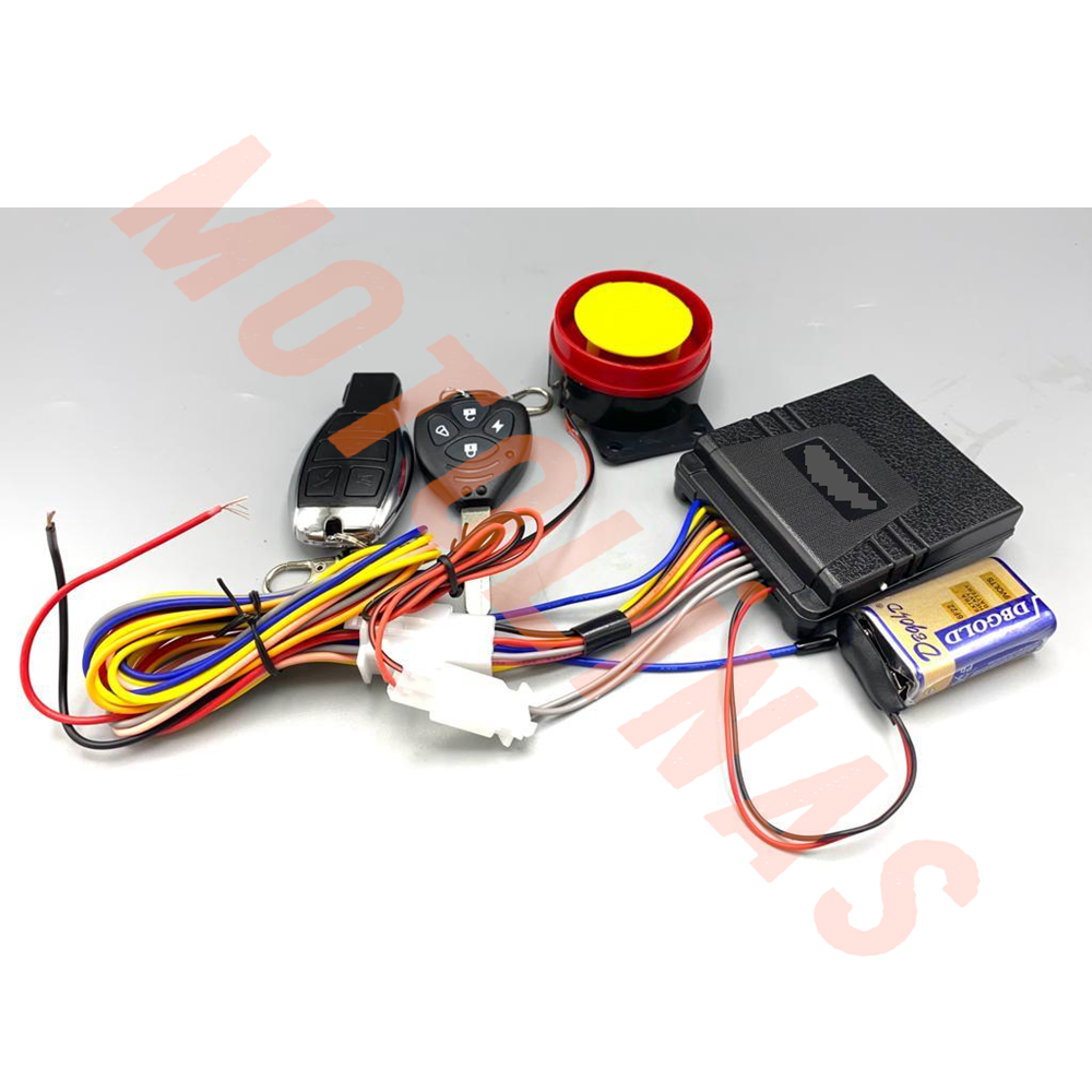 MOTOSİKLET ALARM SETİ [İŞLENMEMİŞ ANAHTARLI] - MT