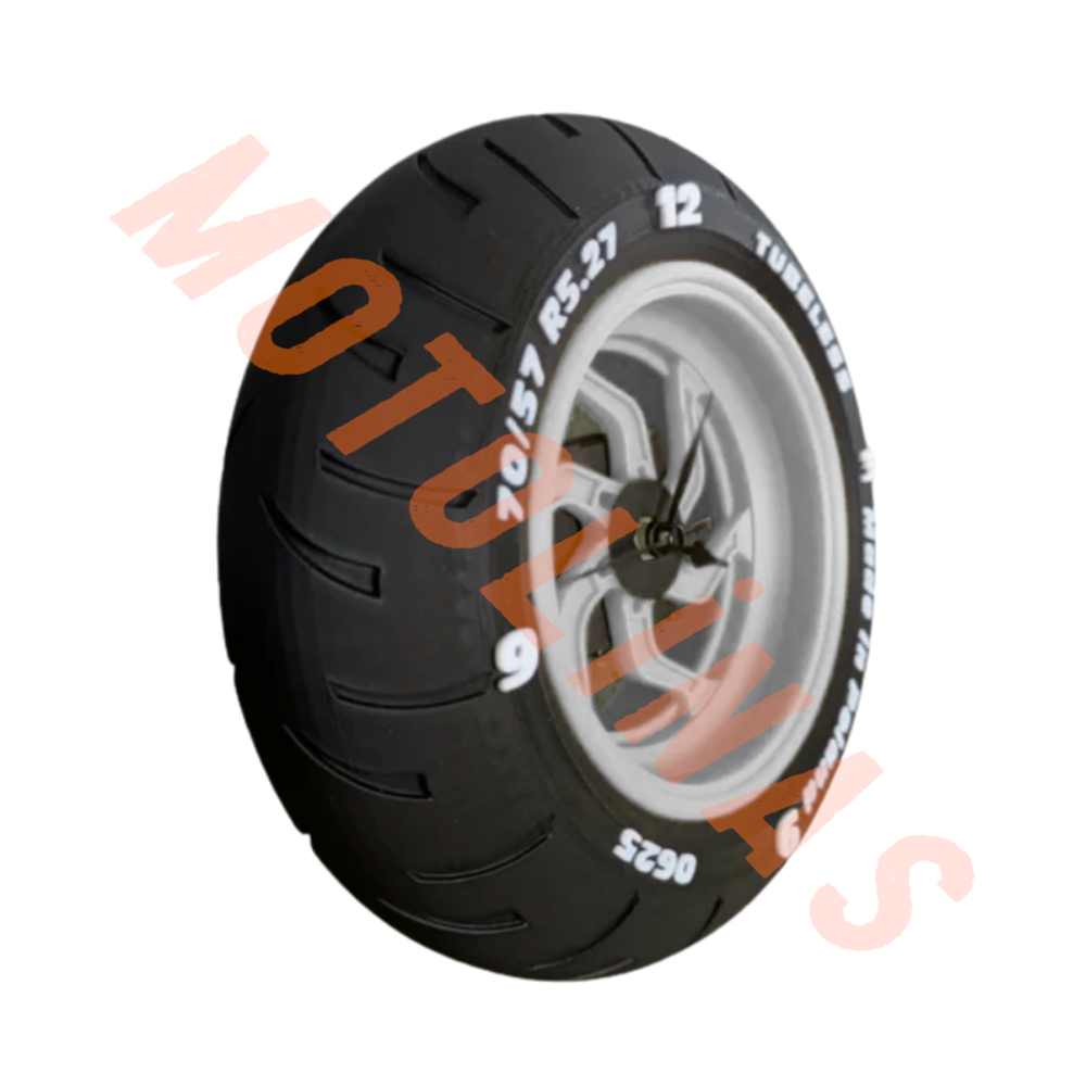 3D MOTOR LASTİĞİ TASARIMLI MASA ÜSTÜ DEKORATİF SAAT