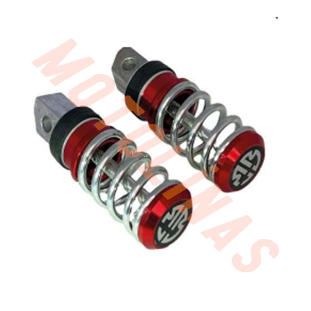 ARKA BASAMAK AMORTİSÖR MODELİ YAYLI - KIRMIZI