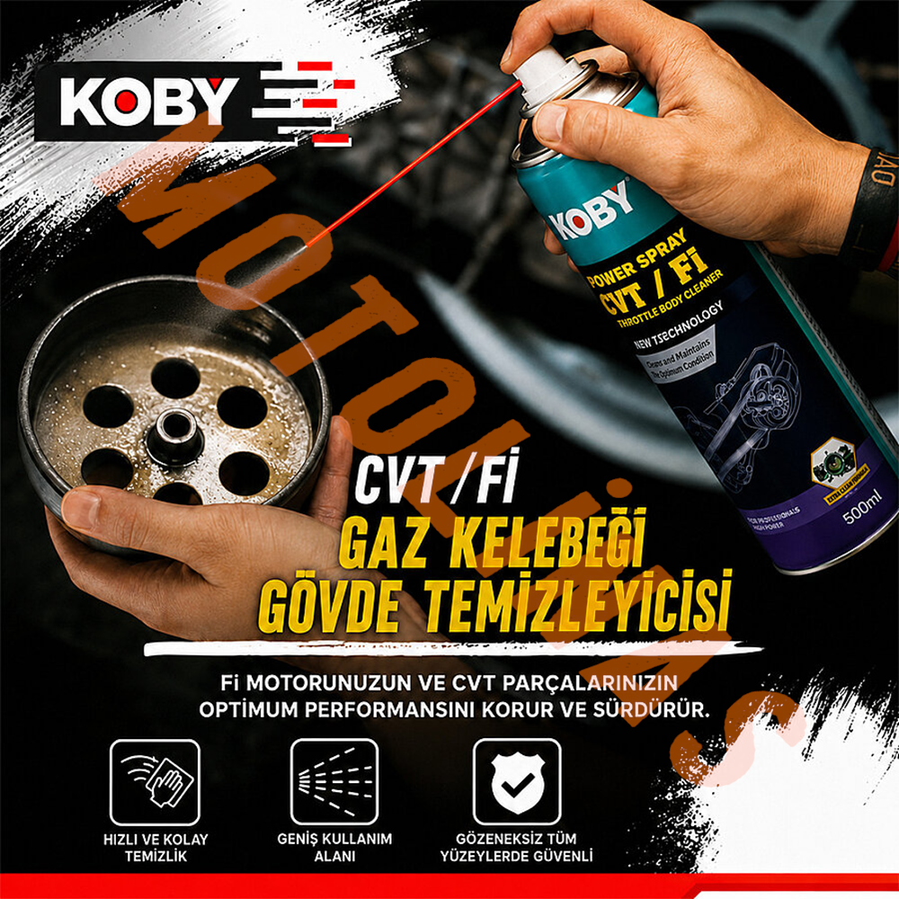SCOOTER DEBRİYAJ, GAZ KELEBEĞİ, GÖVDE TEMİZLEME SPREYİ [ÖZEL FÖRMÜL] - MOTUL