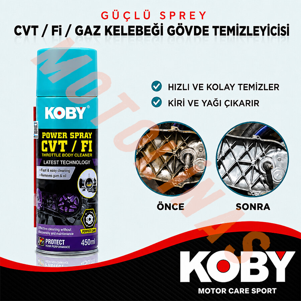 SCOOTER DEBRİYAJ, GAZ KELEBEĞİ, GÖVDE TEMİZLEME SPREYİ [ÖZEL FÖRMÜL] - MOTUL