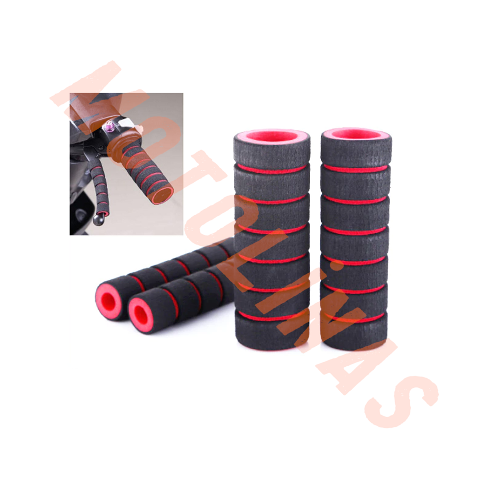 ELCİK + FREN KOLU SÜNGERİ SİYAH/KIRMIZI - AKSESUAR