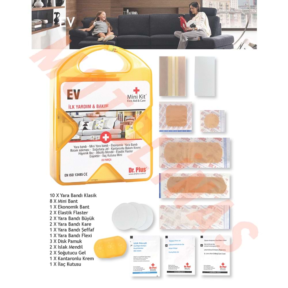 DR.PLUS İLK YARDIM ÇANTASI MİNİKİT [EV] - EKİPMAN
