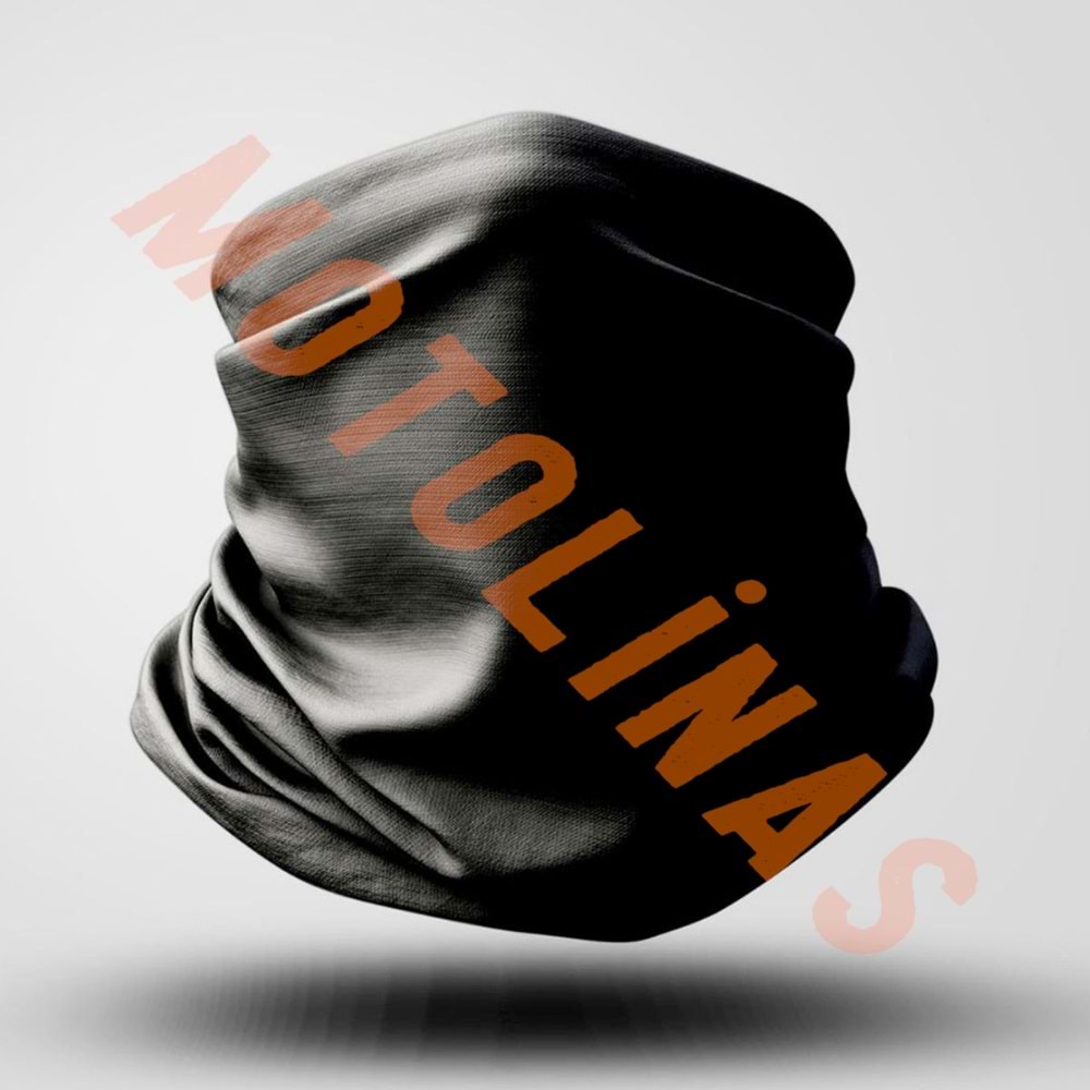 BANDANA BUFF SİYAH KARTLIKLI - UNİVERSAL