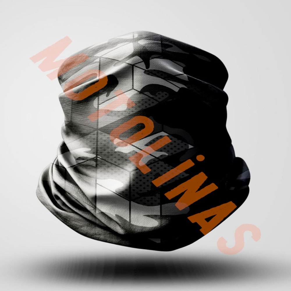 BANDANA BUFF KAMUFLAJ KARTLIKLI - UNİVERSAL