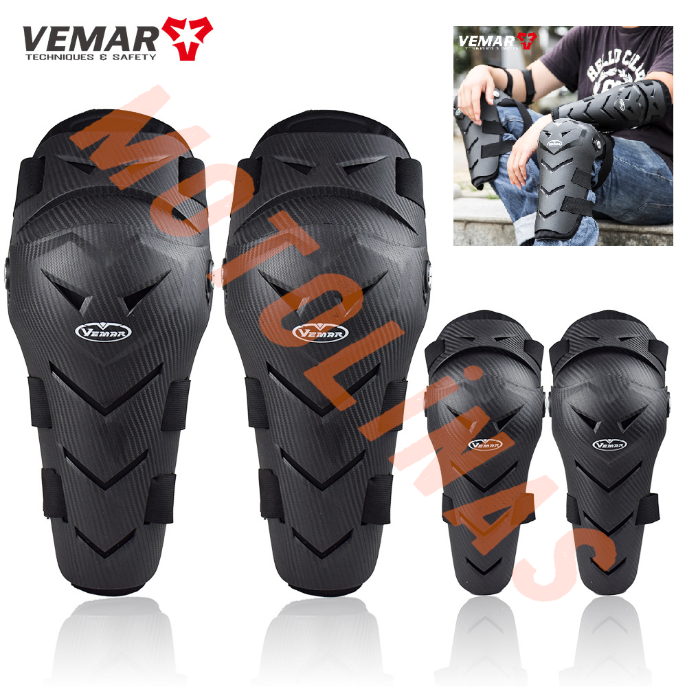 DİZLİK + DİRSEKLİK MAFSALLI SET [VEMAR] ÇANTALI - MOTOSİKLET, ATV, BİSİKLET
