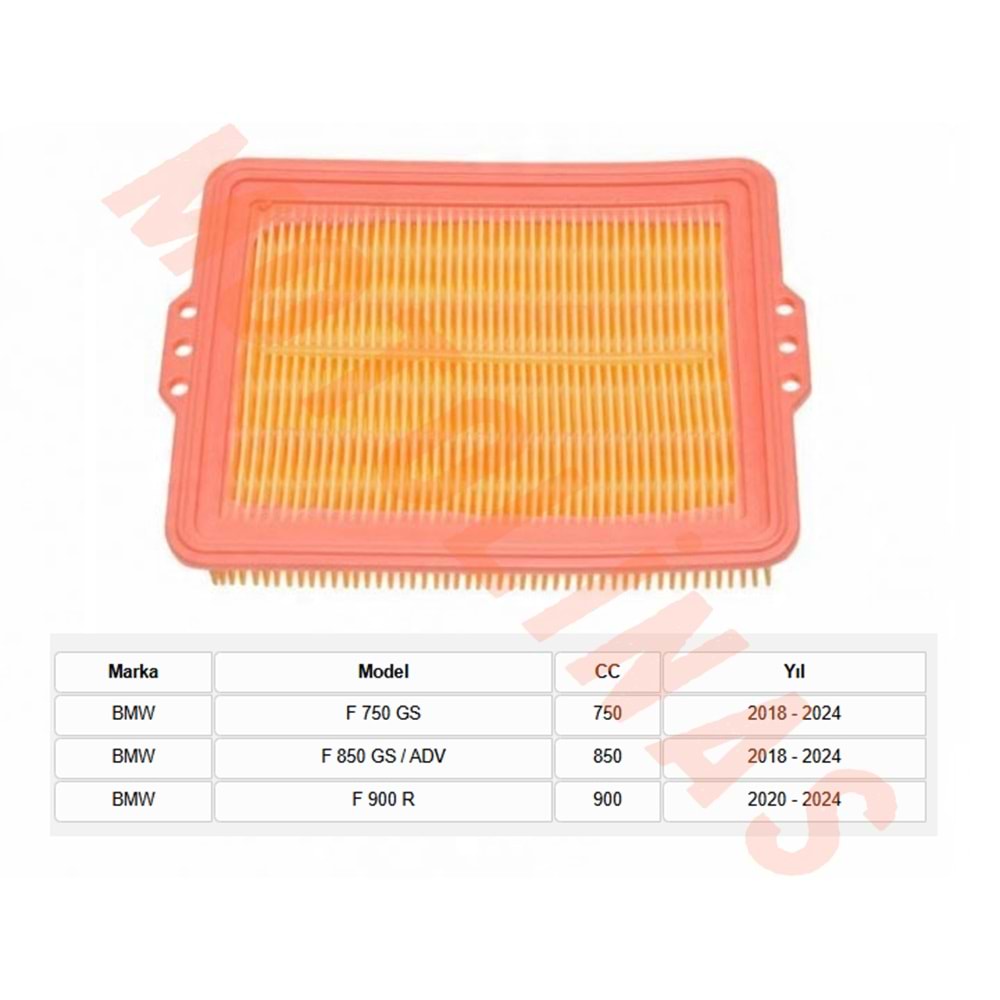 HAVA FİLTRESİ [BS7801] PERFORMANS- BMW F750GS,F850GS/ADV,F900R