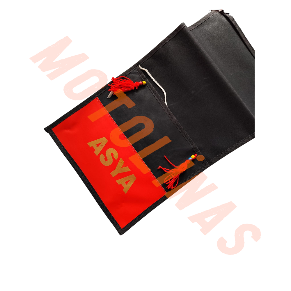 HEYBE ORTA BOY (32x90cm) (MODİFİYE DERİ) ASYA SİYAH - UNİVERSAL