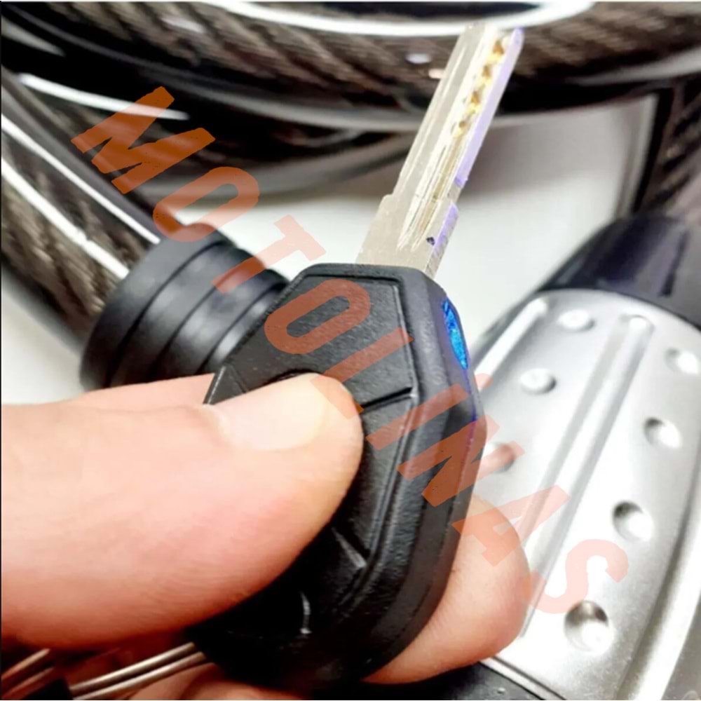 HALAT KİLİT 25 x 200 IŞIKLI ANAHTAR 84715 - ZHONGLİ