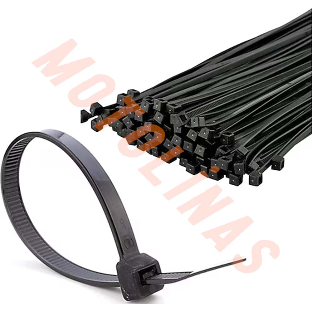 CIRT KELEPÇE 3.6 X 300 ( 30 CM ) KABLO BAĞI SİYAH ( 100 LÜ PK ) ADET FİYAT