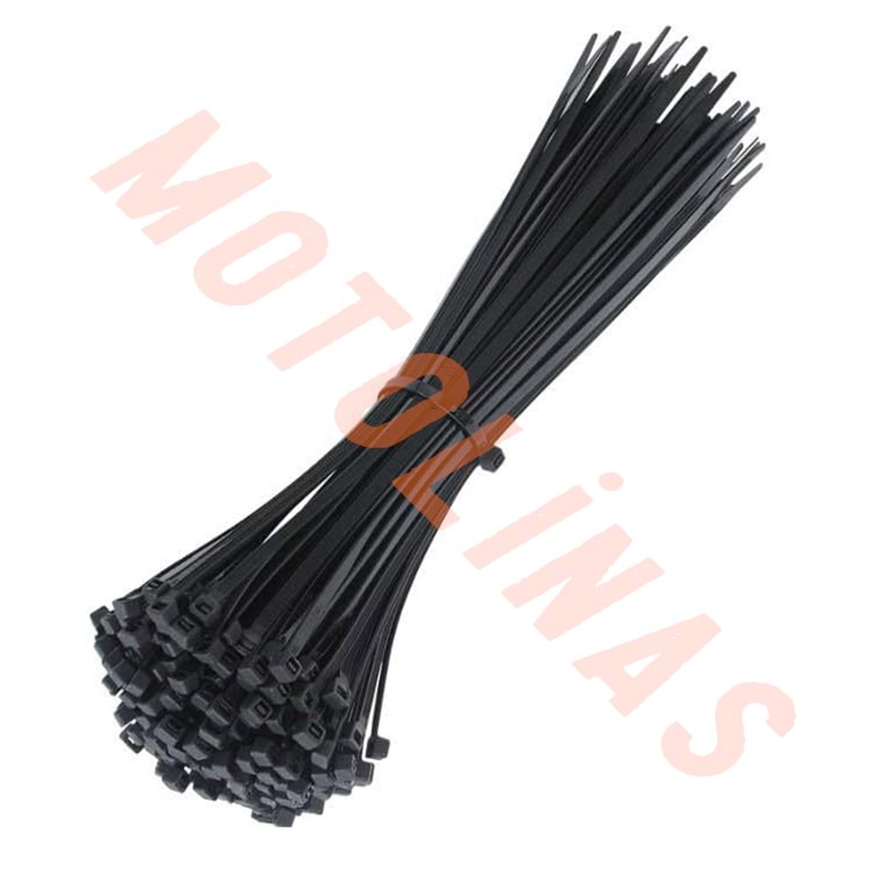 CIRT KELEPÇE 3.6 X 200 ( 20 CM ) KABLO BAĞI SİYAH ( 100 LÜ PK ) ADET FİYAT