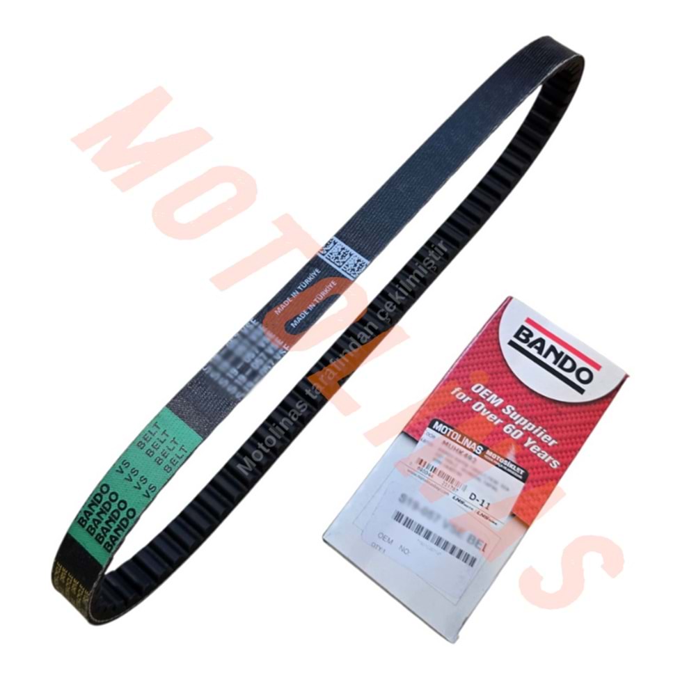 BANDO KAYIŞ 729X17,7X30 S19-057 YERLİ - MONDİAL TAP50, SYM ORBİT50