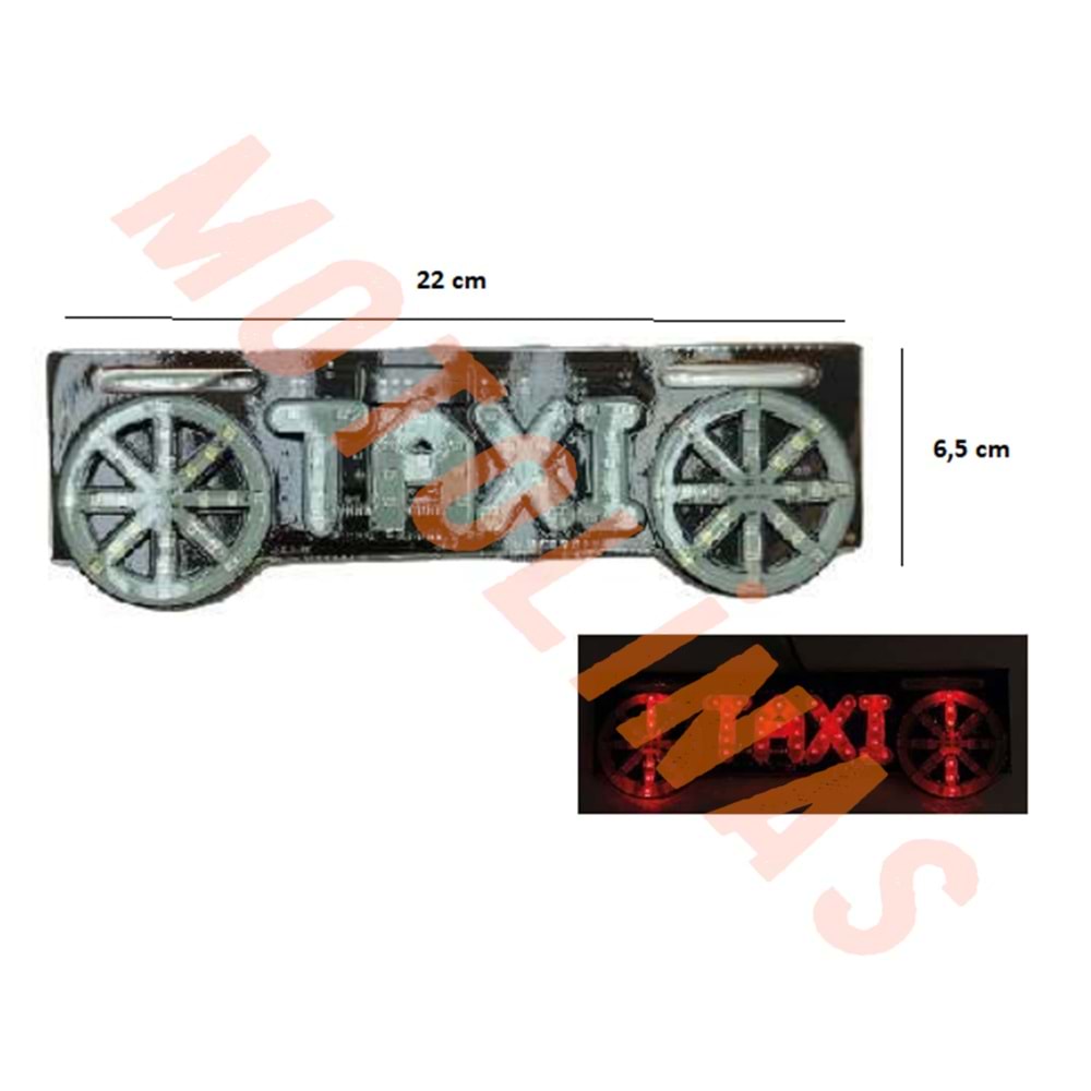 AKSESUAR (TAXİ TEKER MODEL 4 MODLU) ÇAKARLI - UNİVERSAL
