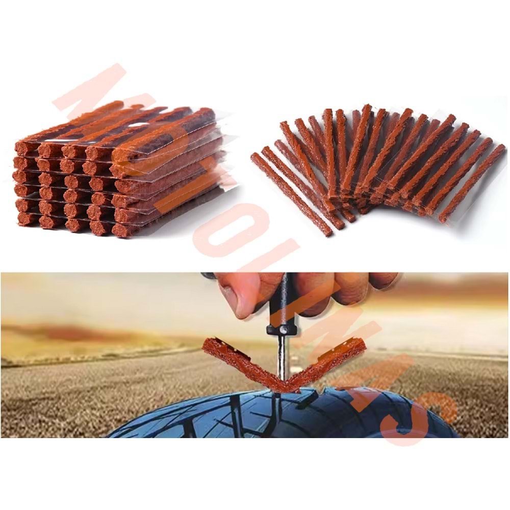 LASTİK TAMİR FİTİLİ 75 ADET FİTİL [EBAT: 10cm]