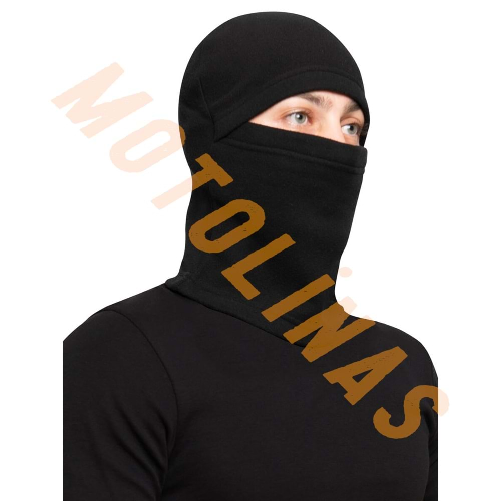 POLAR BALAKLAVA TAM KAPALI MASKE - SİYAH