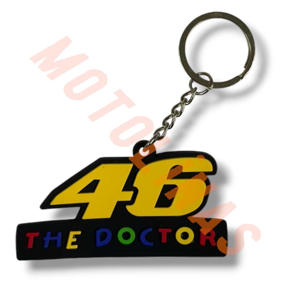 ANAHTARLIK, MASKOT SİLİKON İTHAL [46 THE DOCTOR] MODEL-1