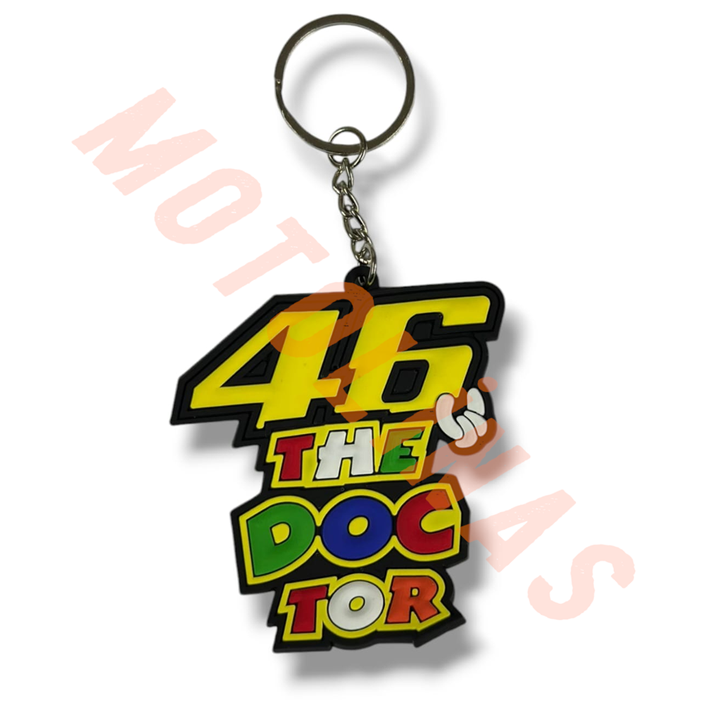 ANAHTARLIK, MASKOT SİLİKON İTHAL [46 THE DOCTOR] MODEL-2