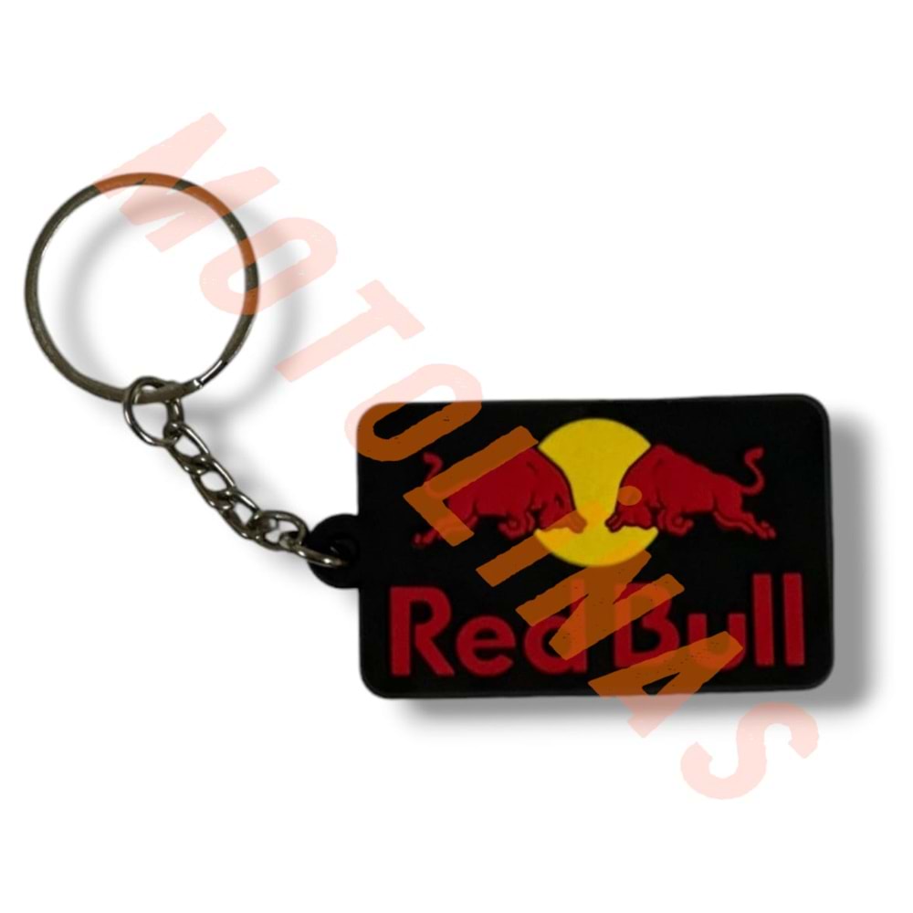 ANAHTARLIK, MASKOT SİLİKON İTHAL [REDBULL] MODEL-2