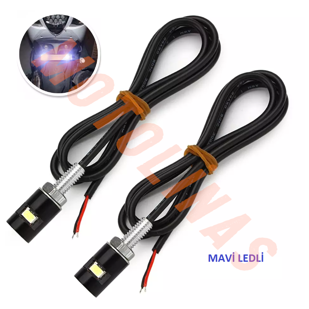 PLAKA LAMBASI TAKIM (MAVİ LEDLİ) İTHAL - MUHTELİF