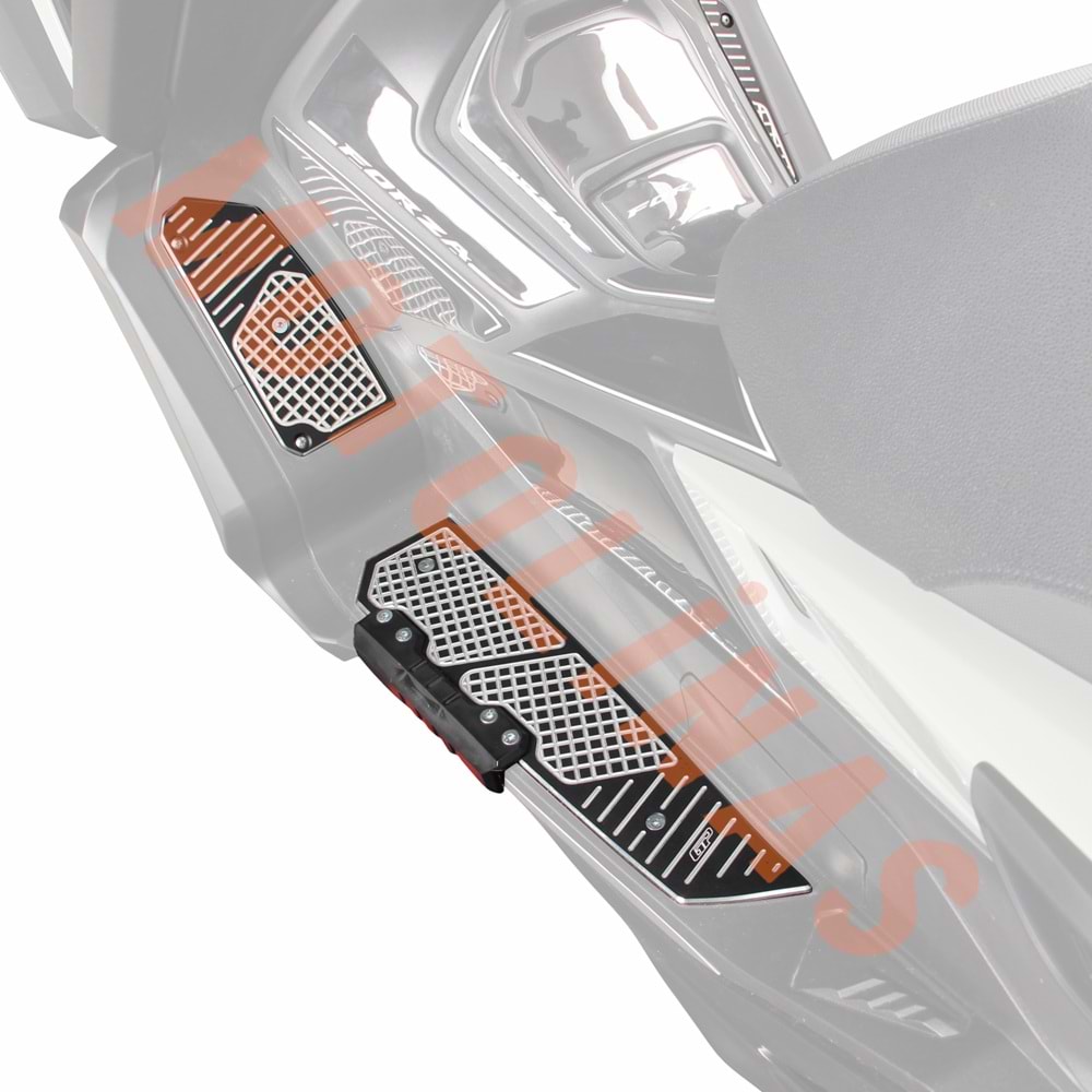 PASPAS ALÜMİNYUM GRİ BASAMAK GP KOMPOZİT - HONDA FORZA 250 18-26
