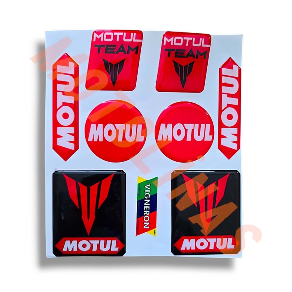 DAMLA STİCKER SET [MOTUL] [8 PARÇA] - UNİVERSAL
