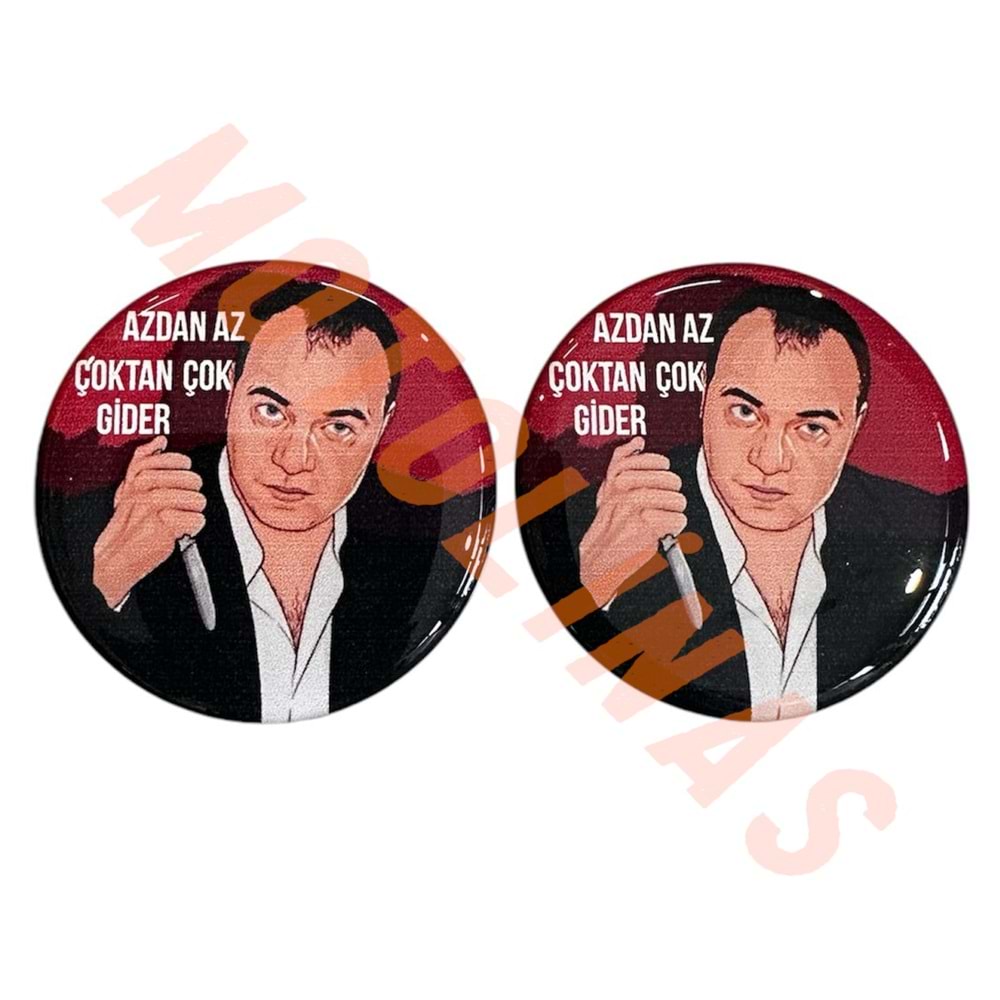 DAMLA STİCKER [YUVARLAK 2 li] ÇAKIR FİGÜRLÜ - MUHTELİF