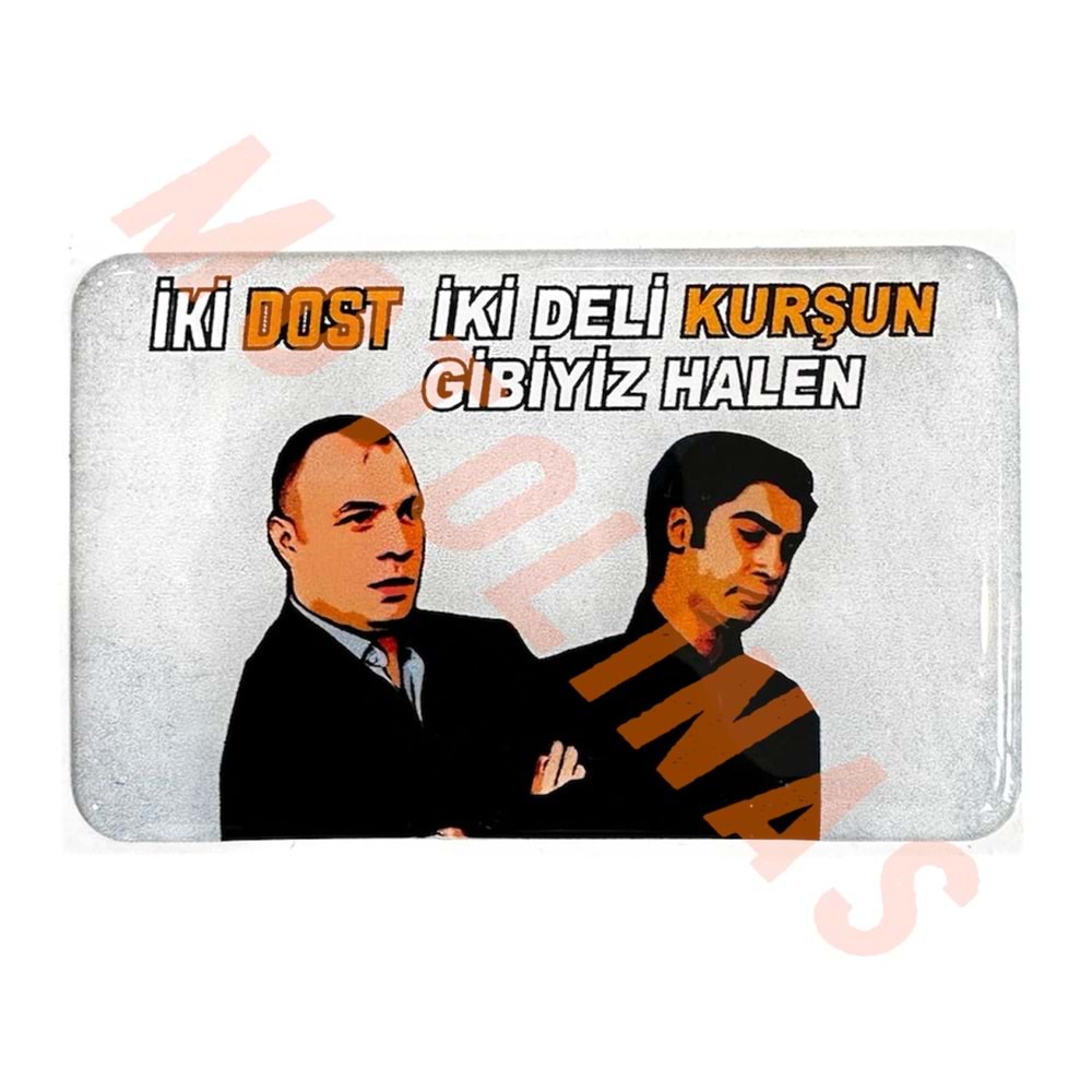 DAMLA STİCKER [DİKDÖRTGEN] ÇAKIR VE POLAT FİGÜRLÜ - MUHTELİF
