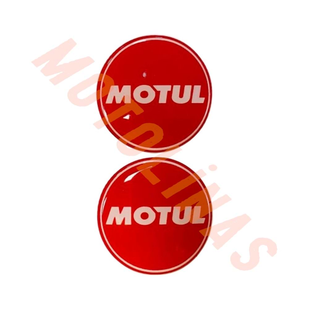 STİCKER 3D DAMLA MOTUL-YUVARLAK 2’Lİ 5x5 CM – UNIVERSAL