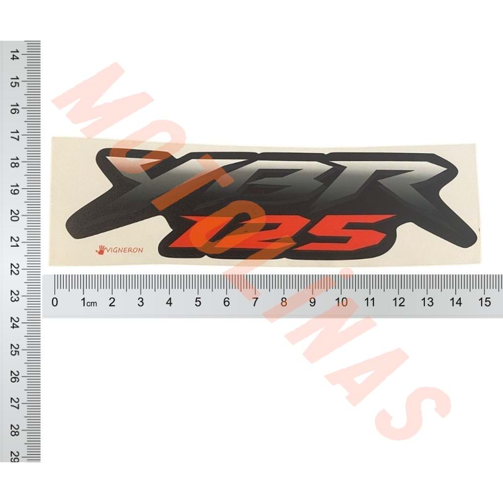 YAMAHA YBR STİCKER TEKLİ 15x3cm - UNİVERSAL