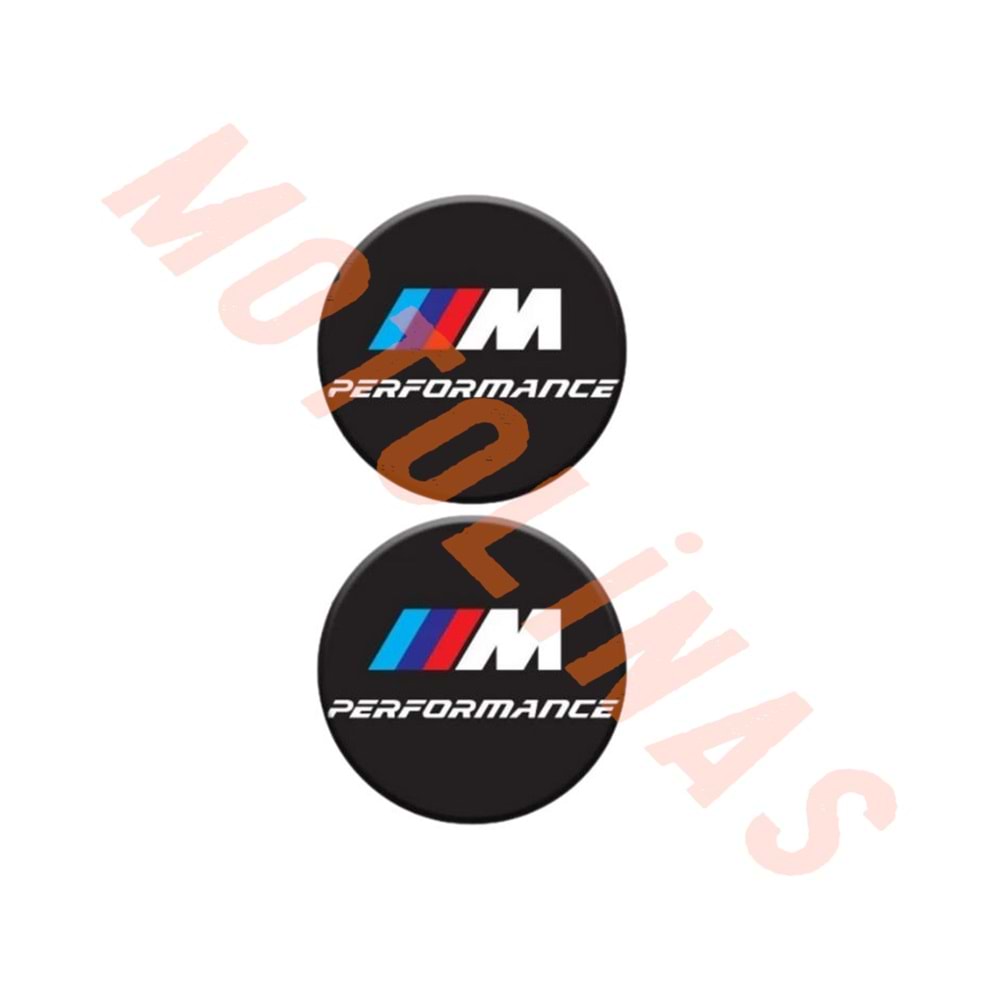 DAMLA STİCKER 2 li [5X5cm] M POWER SİYAH DAMLA SİLİKON ETİKET