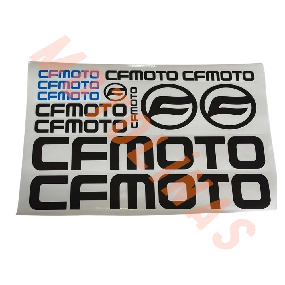 CFMOTO STİCKER SETİ 13 PARÇA [A4] - UNİVERSAL