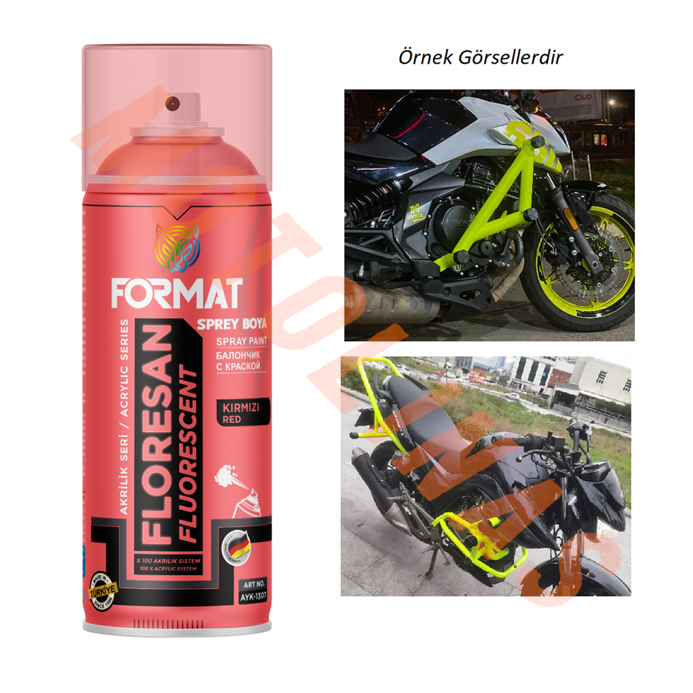 SPREY BOYA ÖZEL SERİ [FLORESAN KIRMIZI NEON] AKRİLİK 400ml
