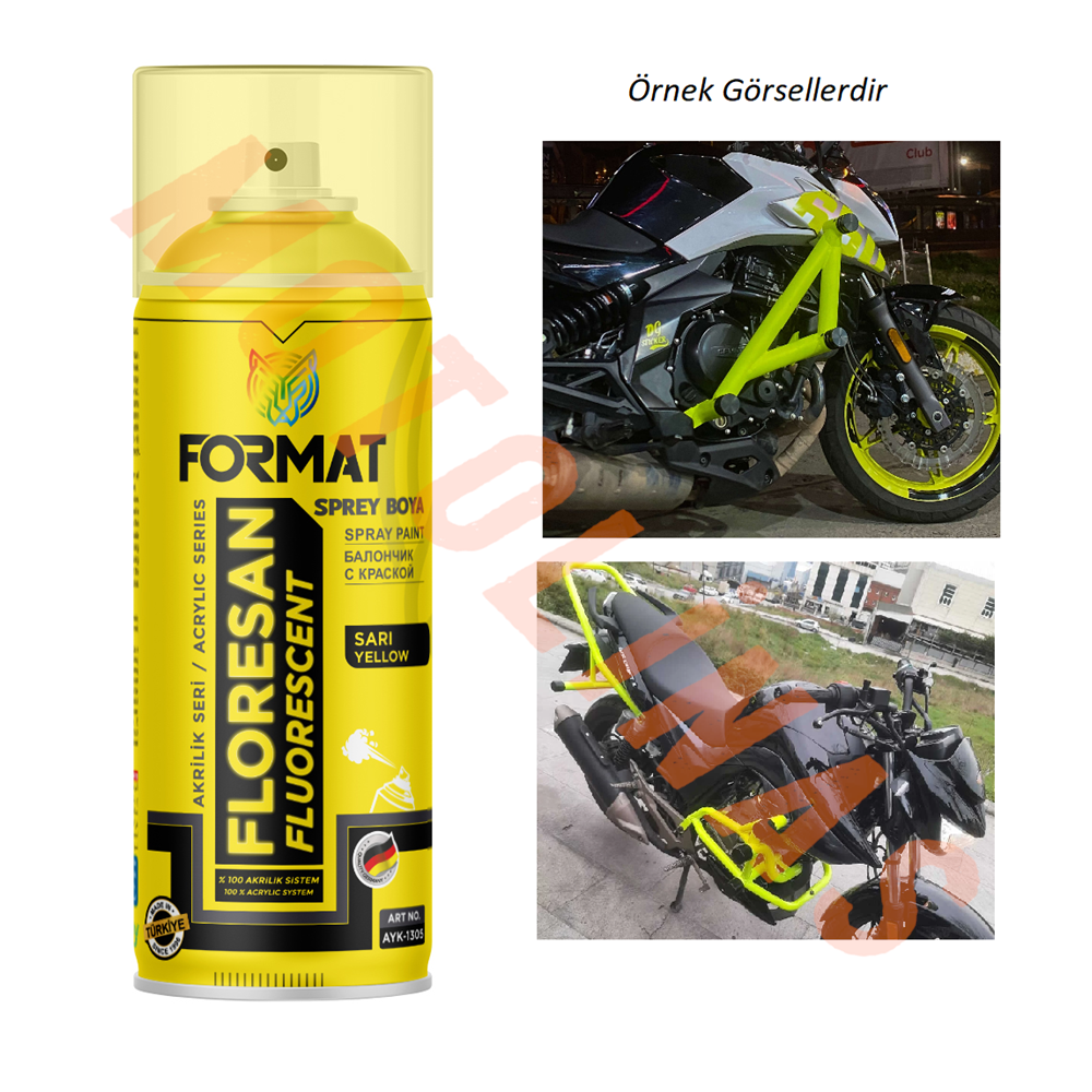 SPREY BOYA ÖZEL SERİ [FLORESAN SARI NEON] AKRİLİK 400ml