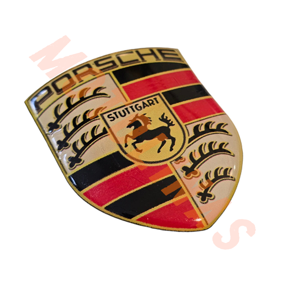 STİCKER 3D DAMLA PORSCHE [TEKLİ] 5x6 CM – UNIVERSAL