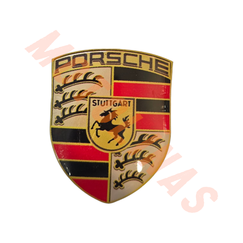 STİCKER 3D DAMLA PORSCHE [TEKLİ] 5x6 CM – UNIVERSAL